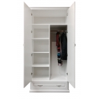 Classical 2-door wardrobe