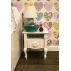 Bedside table MADAM 2 with a carved handle 