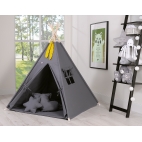 Palapinė vaikams TEEPEE - tamsiai pilka