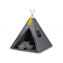 Palapinė vaikams TEEPEE - tamsiai pilka