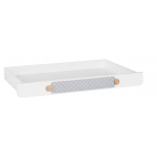 Lova vaikui 200 x 90 cm VIGA su stalčiumi + tekstilė
