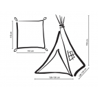 Teepee tents for children's TIPI - 760