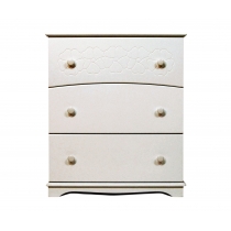 Chest of drawers FLOWER VICTORIA with 3 drawers