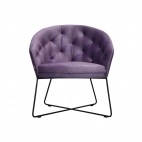 Fotelis ELANI su veliūriniu gobelenu French Velvet 664