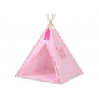 Palapinė vaikams TEEPEE rožinė MAX komplektas