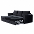 Corner sofa-bed ULIJONA black