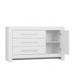 CALMO - 3-drawers + 1 door chest