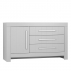 CALMO 3- drawers + 1 door, grey