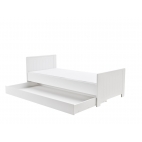 Lova vaikams 200x90 cm BLANCA su stalčiumi