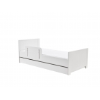 Lova vaikams 200x90 cm BLANCA su stalčiumi, apsauga