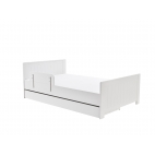 Lova 200x140 cm BLANCA su apsauga 