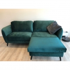 Sofas 3-seat DANGUS, wooden legs