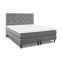 Continental bed LUX, grey