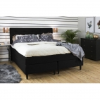 Continental bed LUX, black