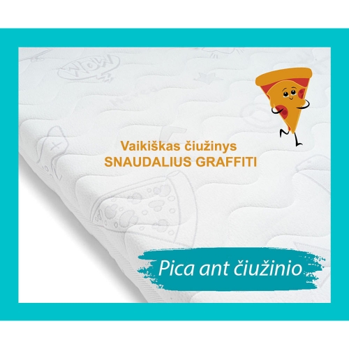Vaiki&scaron;kas čiužinys SNAUDALIUS GRAFFITI