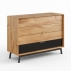 Oak dresser with glass Loft