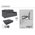 Three-seater sofa-bed Domino