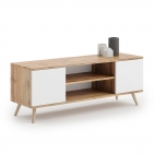 TV spintelė KBSAN ąžuolas golden craft/balta
