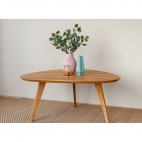 Coffee table with rounded corners KMORB 67x68 cm