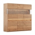 Oak wood cabinet 3D short KMDIV
