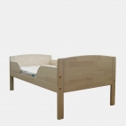Bed for kindergarten with guard rail