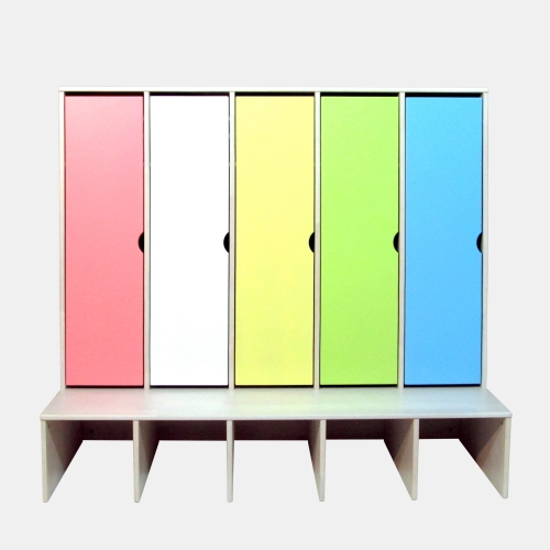Wooden dressing cupboard with doors
