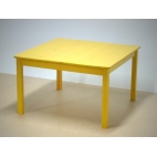 Quadrangle wooden table