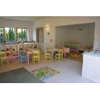 Wooden table for kindergarten