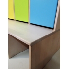 Wooden dressing cupboard with doors