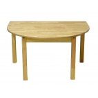 Half-rounded table 870x870 mm Kindergartens