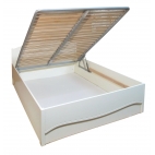 Bed ORCHID with storage box, lift the bottom